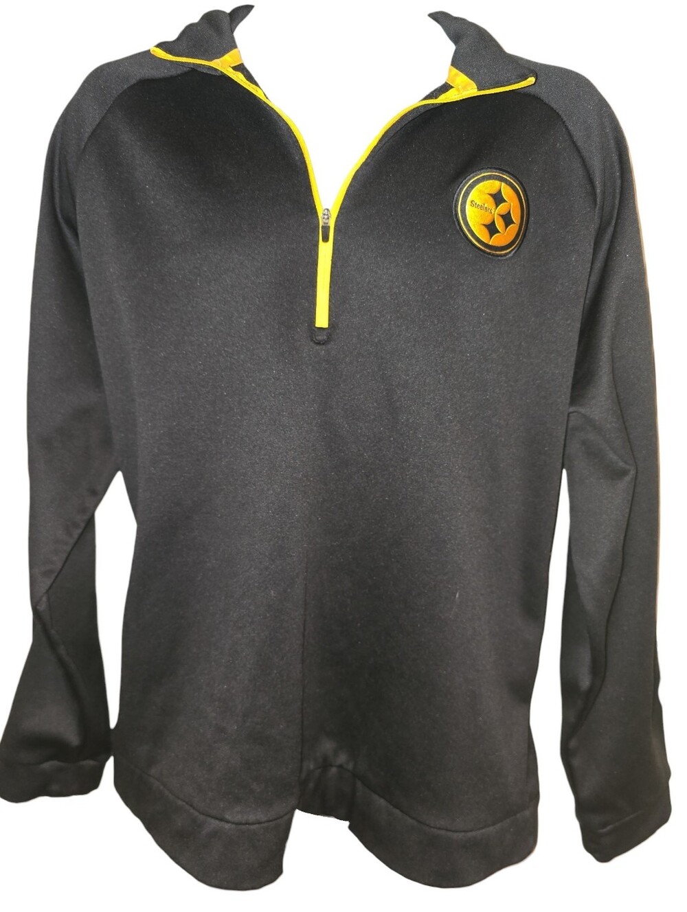 Nike Dri Fit PITTSBURGH STEELERS Pullover 1/4 Zip Warmup Jacket Mens XXL